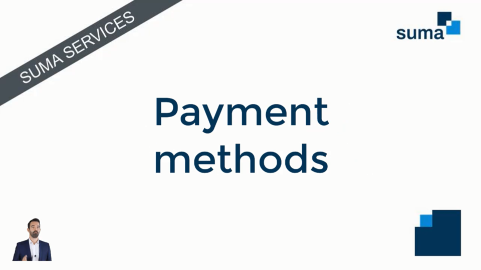 Tutorial on payment methods in Suma