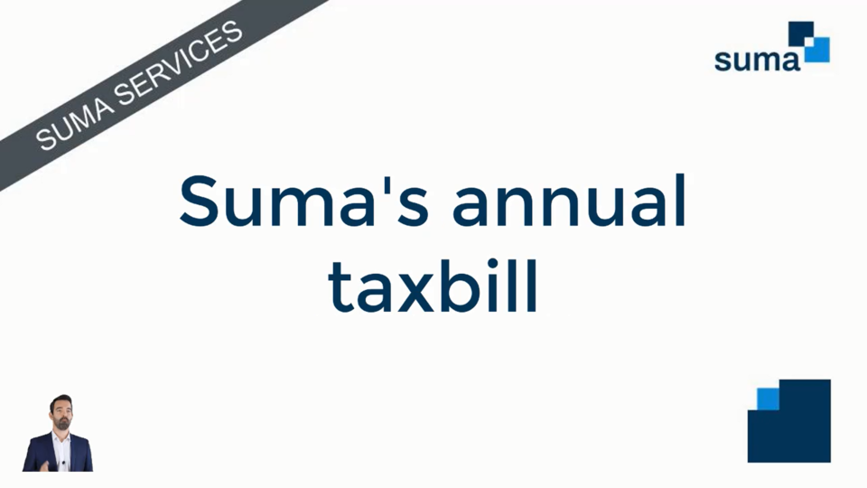 Tutorial on Suma annual tax bill