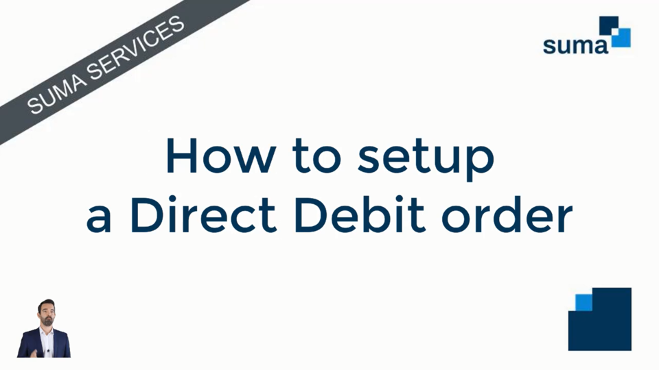 Tutorial on how to setup a direct debit in Suma