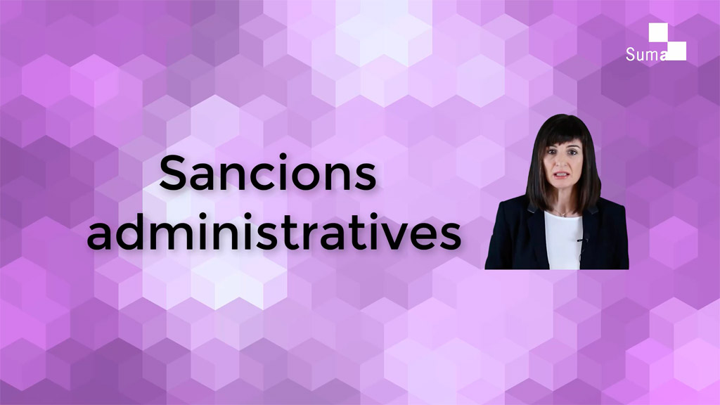 Què són les sancions administratives