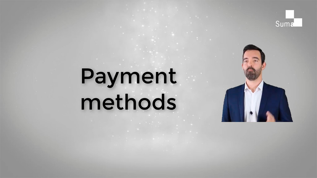 Tutorial on payment methods in Suma