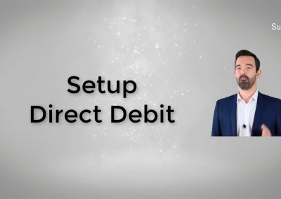 Tutorial on how to setup a direct debit in Suma