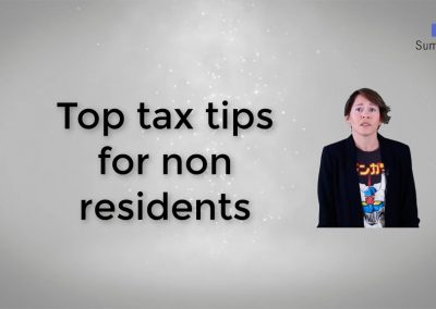 Tax Tips for non-residents